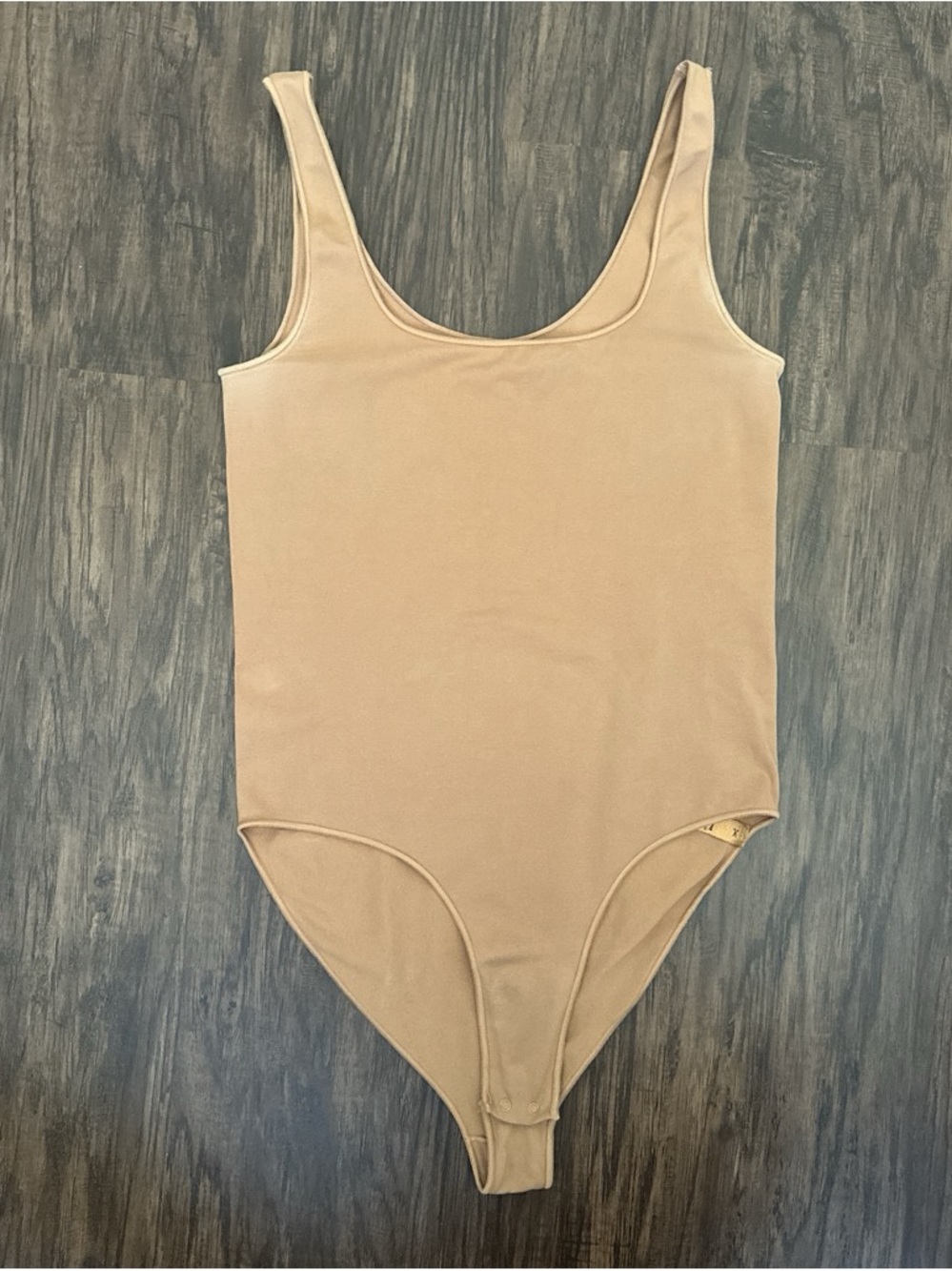 SKIMS Tan Tank Bodysuit
